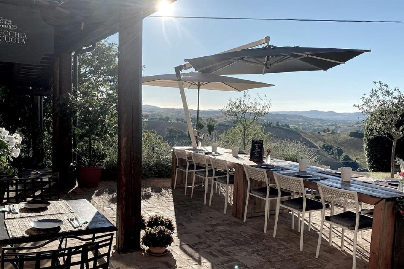 Bed And Breakfast La Vecchia Scuola Montefano Eksteriør bilde