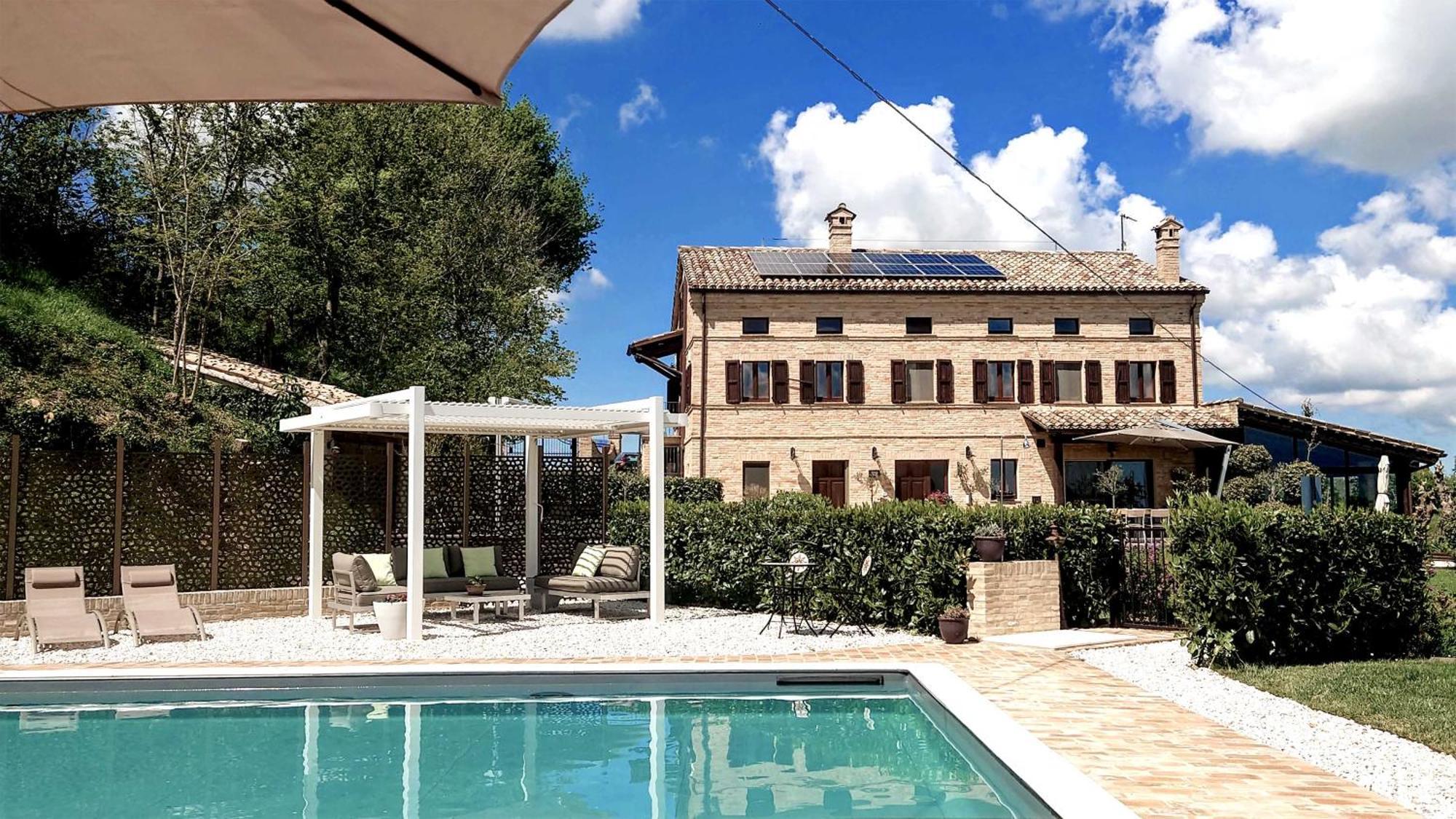 Bed And Breakfast La Vecchia Scuola Montefano Eksteriør bilde